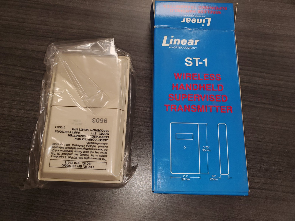 LINEAR ST-1 WIRELESS HANDHELD SUPERVISED TRANSMITTERS NEW