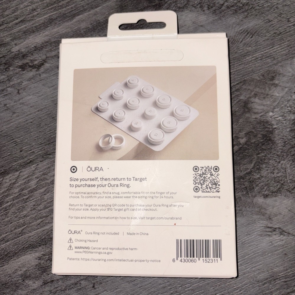 Oura Sizing Kit Compatible with Oura Ring 4 Suitable for Oura Ring 4