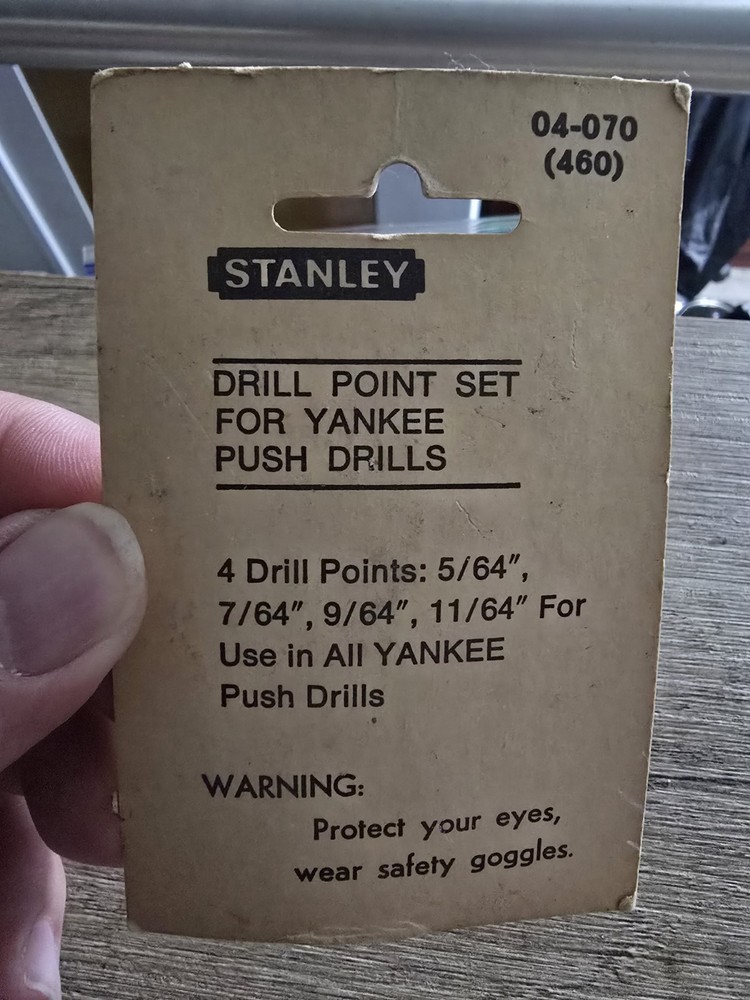 Stanley Drill Point Set 04-070
