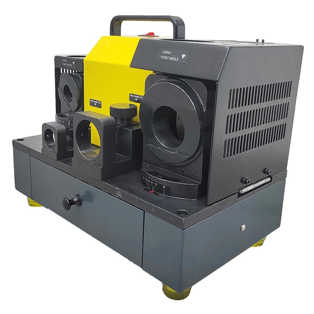 110V Drill Bit Grinder Complex Drill Sharpener Φ3- Φ26 Clamps CBN Grinding Wheel