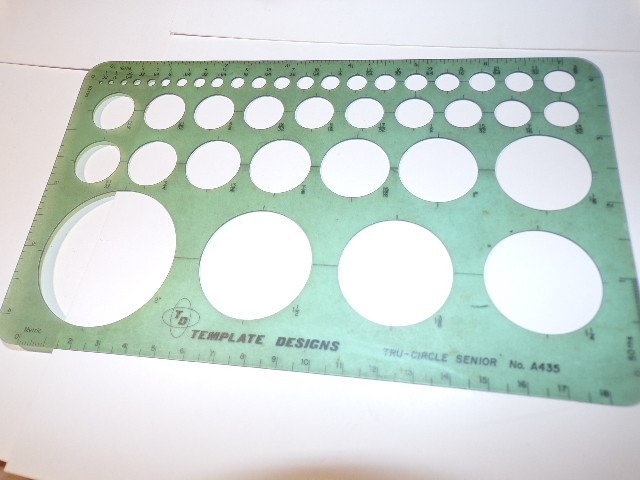 Koh-I-Noor Rapidograph Adjustable Triangle-Template-(2) Drafting Triangles