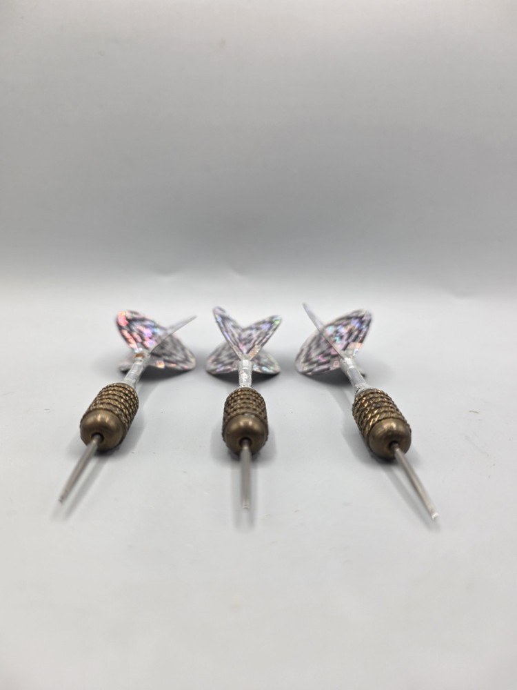 Vintage Mini Brass Darts With Flights
