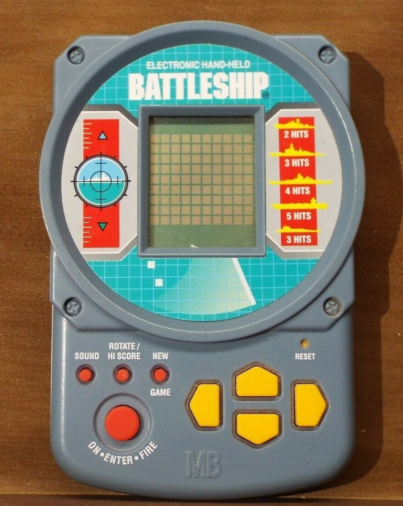 BATTLESHIP hand held game