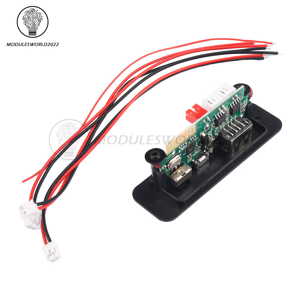 DC5V Bluetooth MP3 Player Decoder Board 2*3W Car Audio Amplifier Module FM Radio