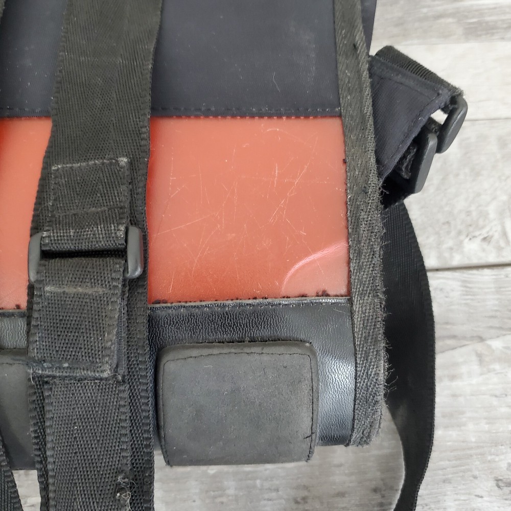 Boblbee Vintage 2003 Red Orange Adjustable Strap Hard Case Motorcycle Backpack