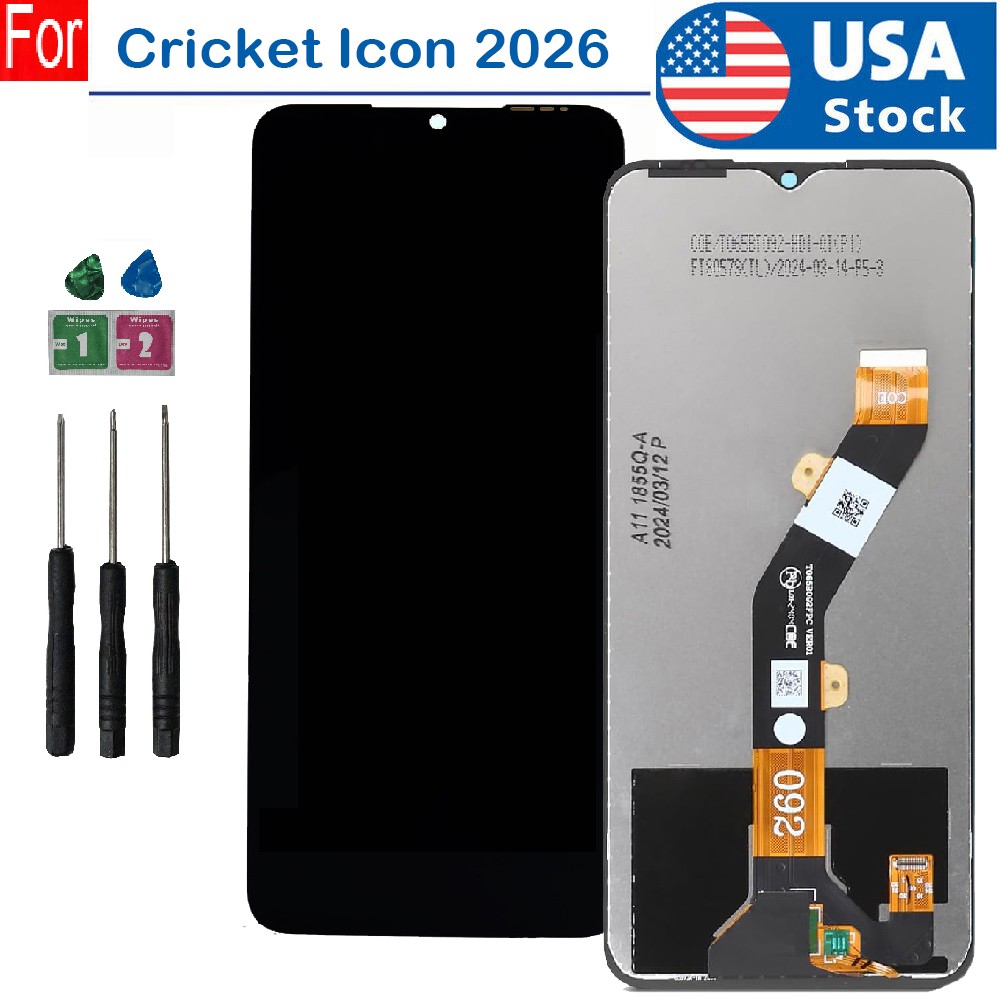 For Cricket Wireless Icon 2026 U656AC LCD Display Touch Screen Digitizer Assembl