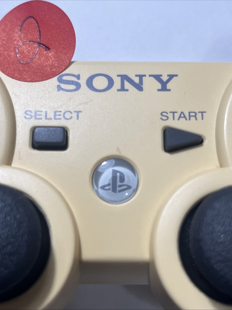 Sony PS3 Sixaxis Wireless Controller white yellowing OEM Original Tested Clean