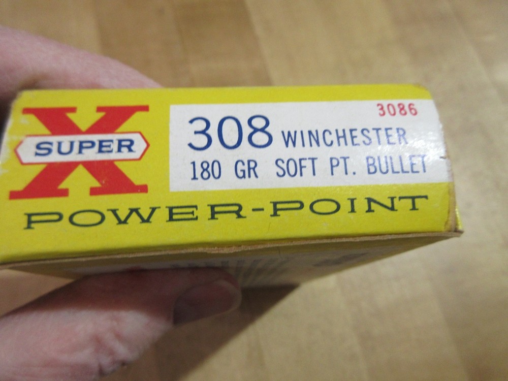 Empty Ammo Box Super x 308 with insert. (w21) #31