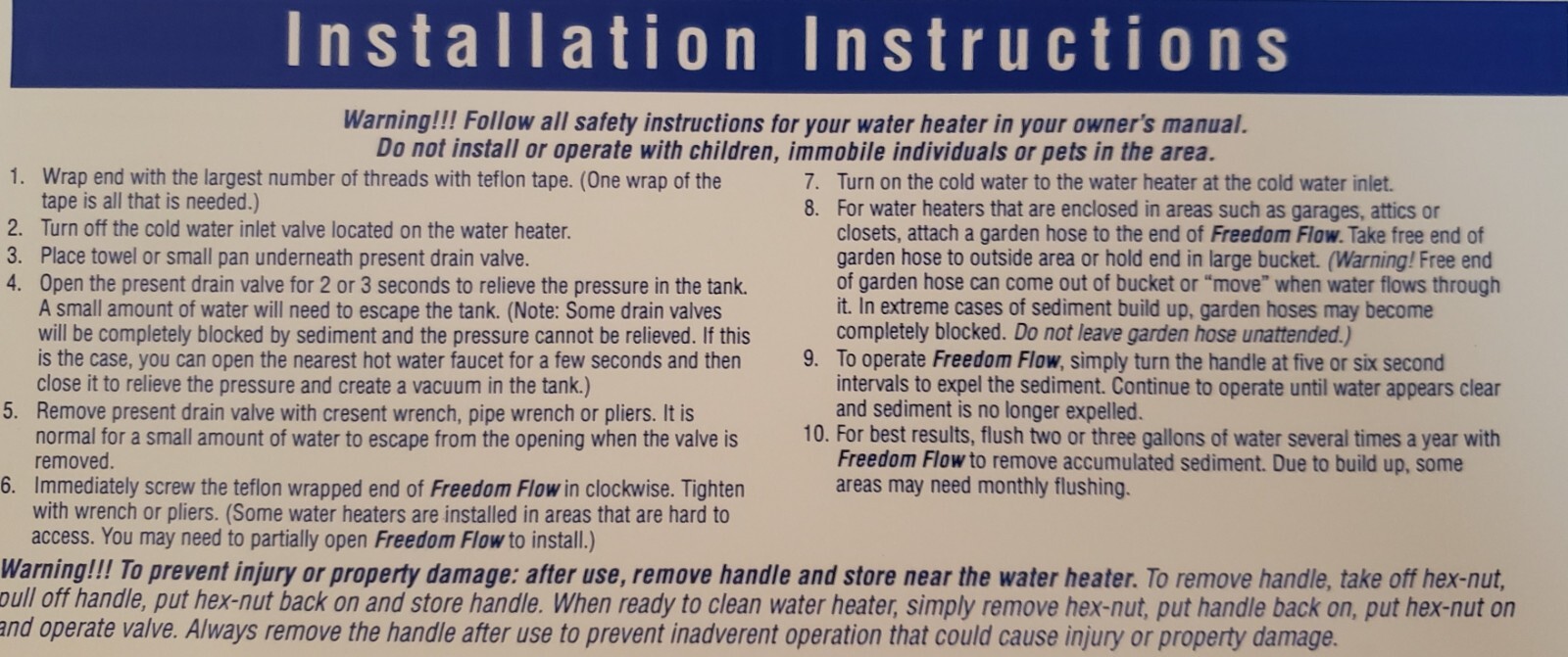Brass Water Heater Drain Valve-Gas and Electric Water Heaters