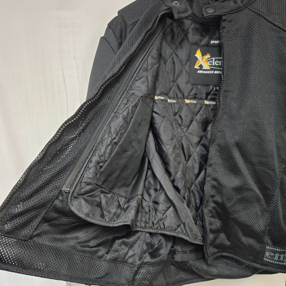 Xelement Textile Vented Jacket Black Small *CLOSEOUT Was $69.95*