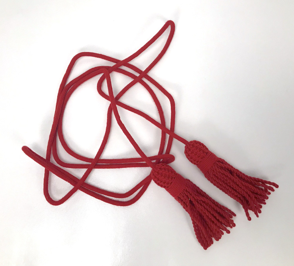 Red Wool Bugle, Flag, or Bagpipe Cord