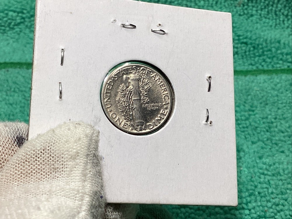 1945 D MERCURY DIME UNCIRCULATED