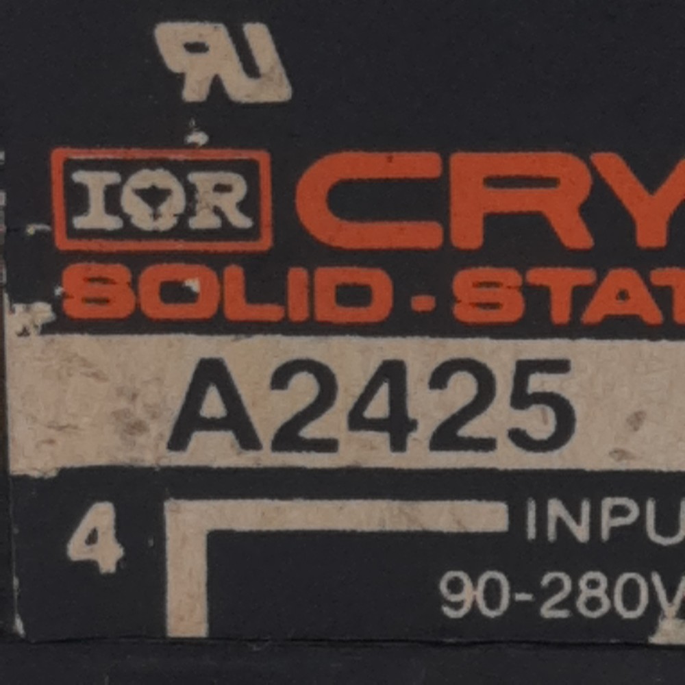 Crydom A2425 Solid-State Relay, SPST-NO, 90-280VAC In, 25A 240VAC Out