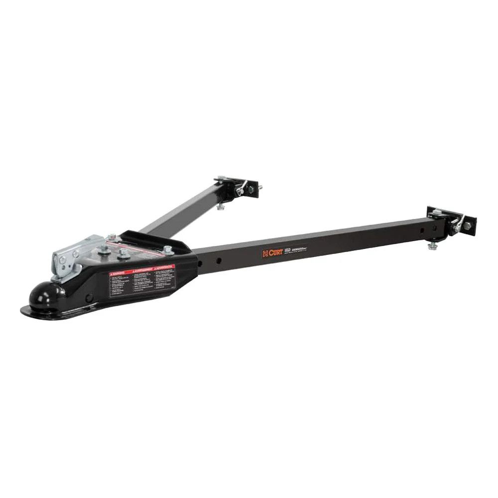 CURT 19745 Adjustable Tow Bar w 2" Universal Brackets