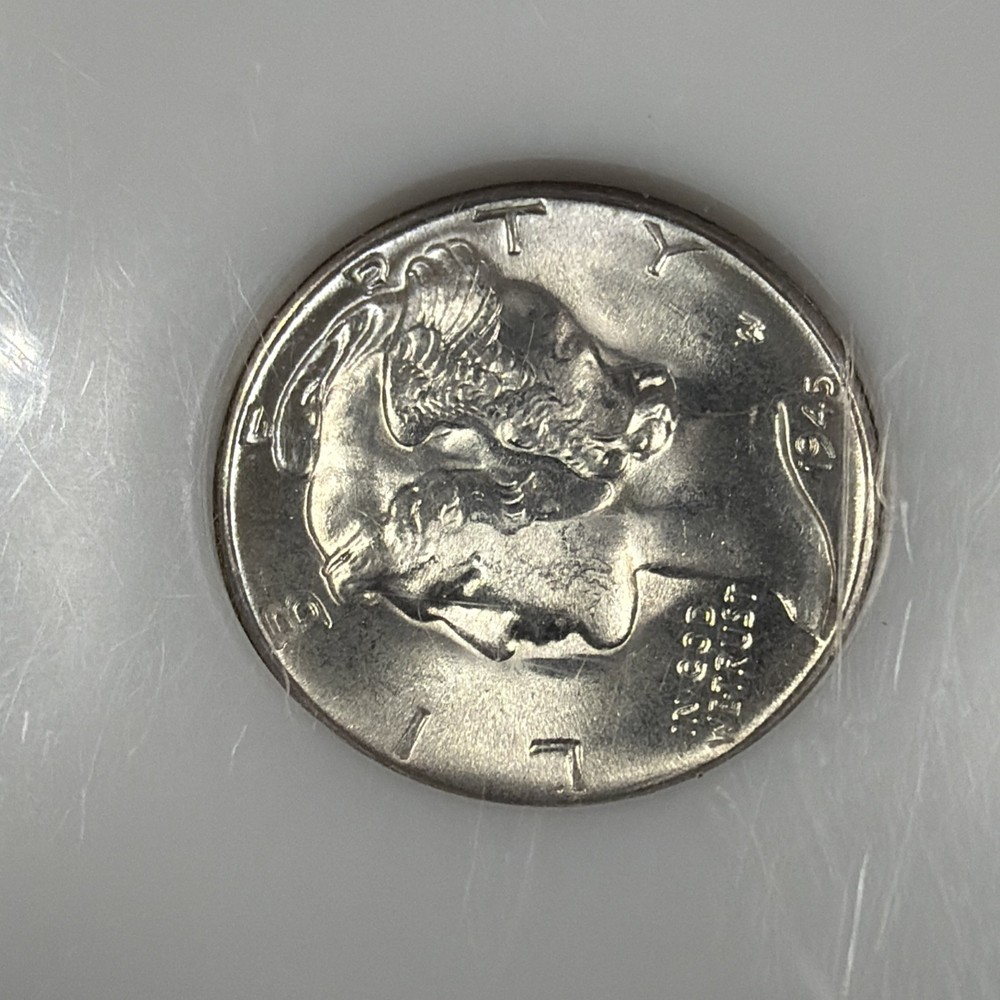 1945 Mercury Dime 10C NGC MS65