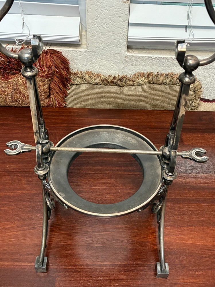 Antique Wilcox Silver Plate Pitcher 332½ w/ 1232 Stand & Goblets Set