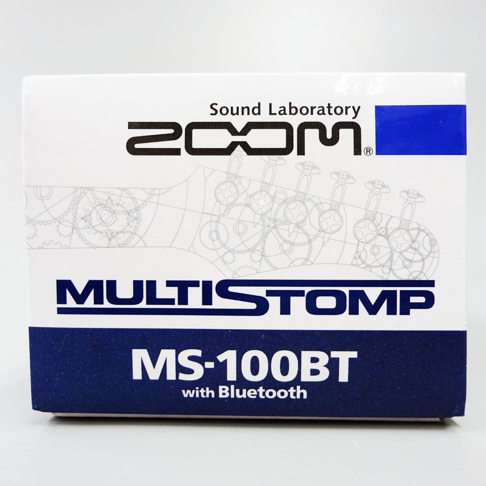 ZOOM MS-100BT MULTI STOMP with Bluetooth Guitar Multi Effect Pedal Japan Used