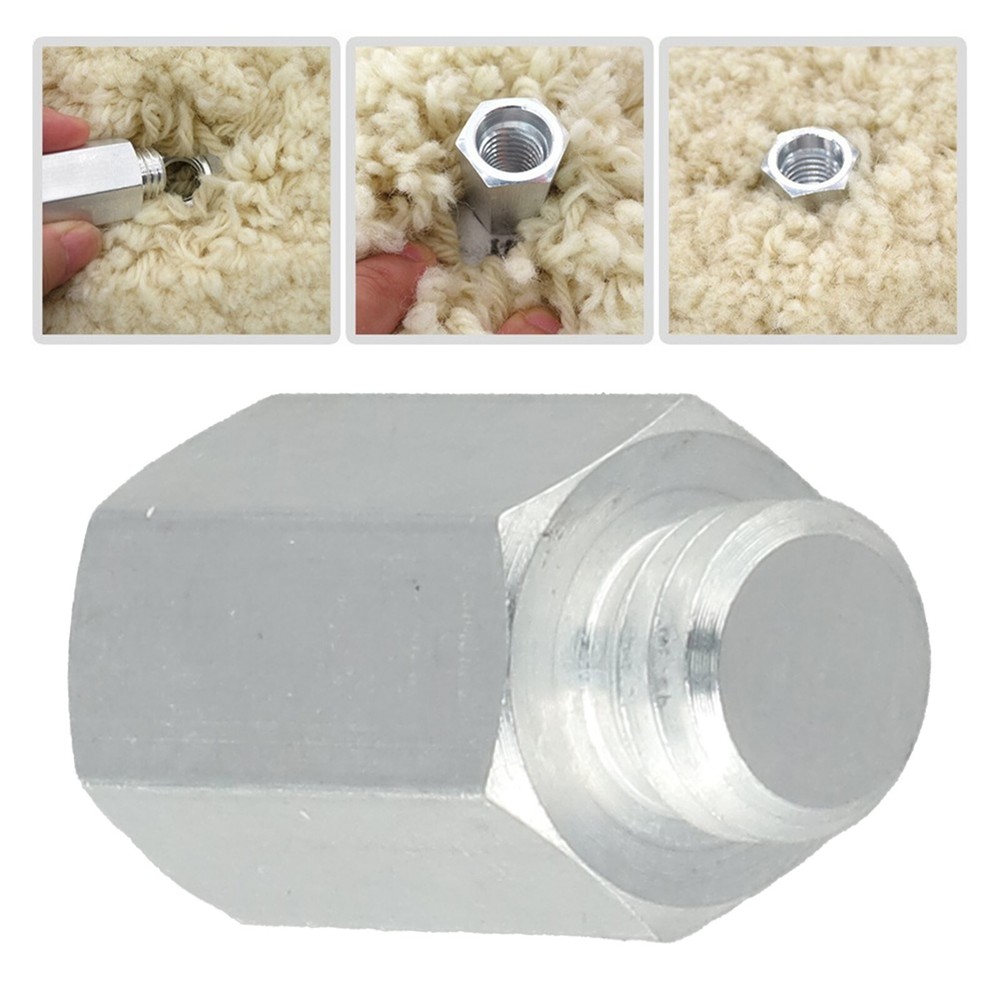 5/8"-11 Extender Bolt Adapter for Angle Grinder/ Polisher/ Double Sided Wool Pad