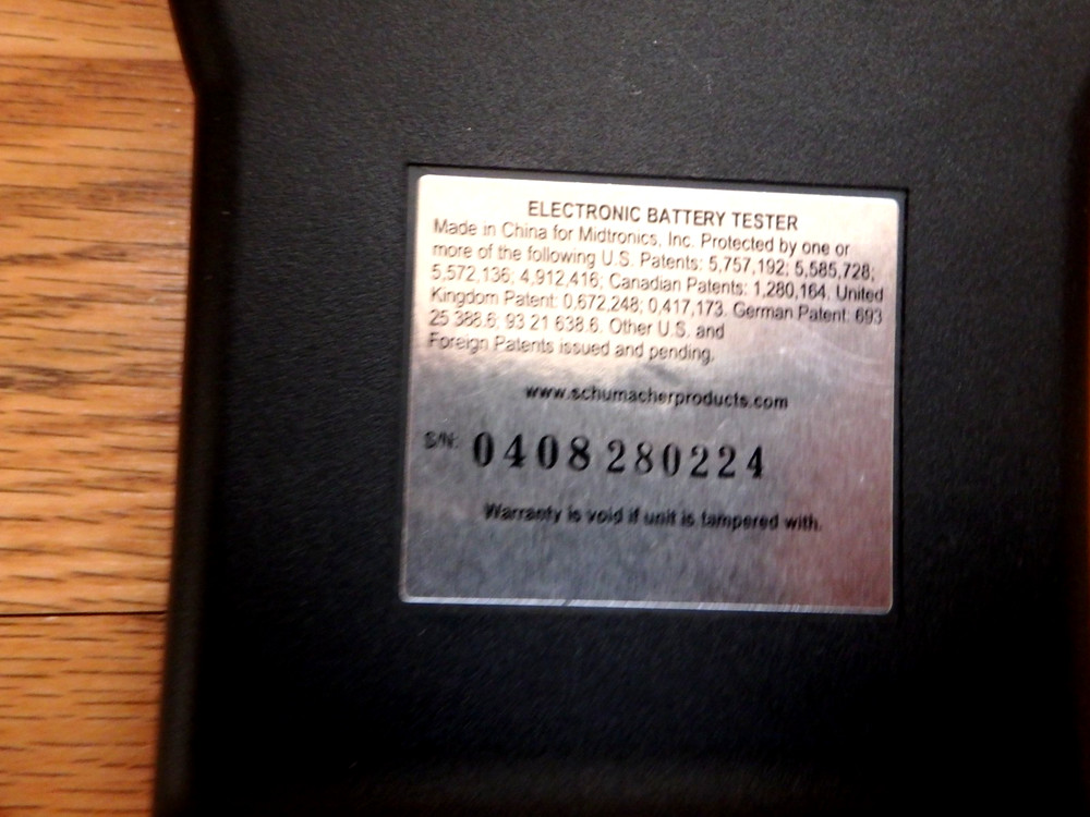 DSR # PST-100 SPEED TEST BATTERY ANAYLIZER 12 Volt