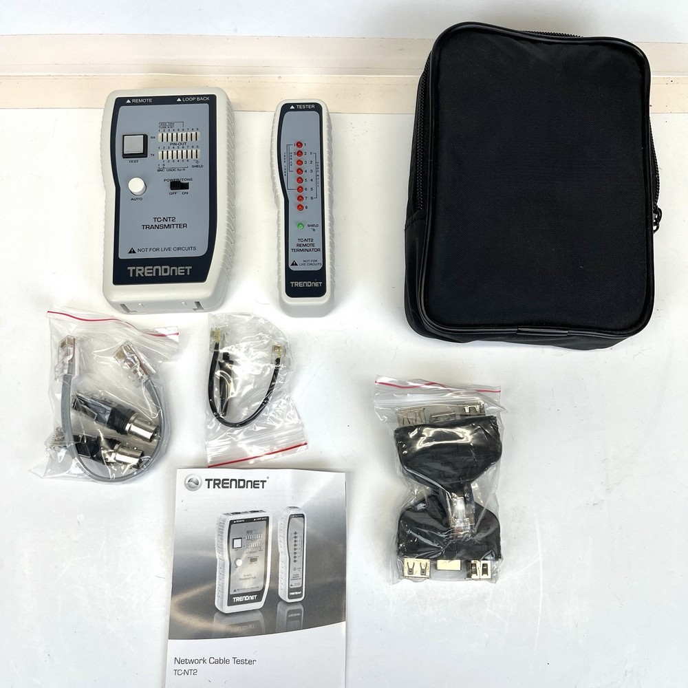 Trendnet Network Cable Tester with Tone Generator USB/firewall Adapters TC-NT2