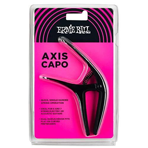 Axis Reversible 2-in-1 Capo - Black Satin