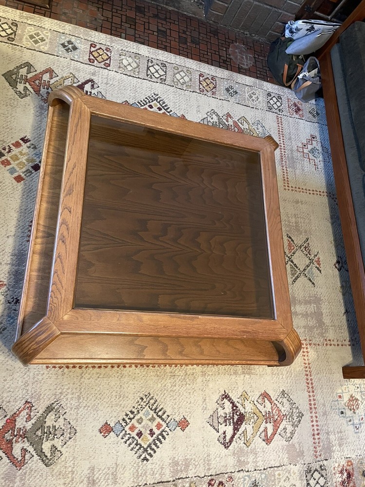 Post-modern Coffee Table, Square, Hodges-style 70’s 80’s