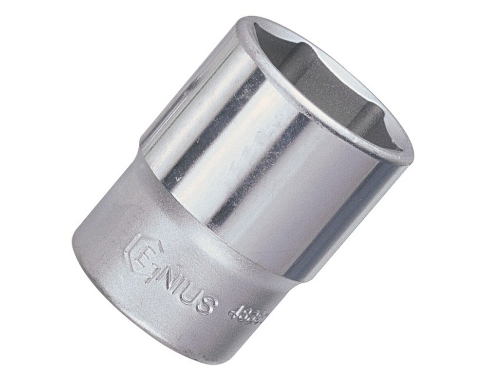 Genius Tools 1/2" Dr. 17mm Hand Socket - 423817