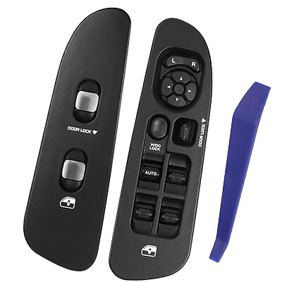 Power Window Control Switch+Bezels Black 68171680AA for 02-09 Dodge Ram1500-3500