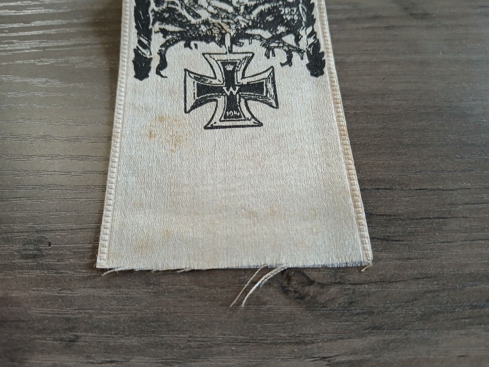 1914-1916 WWI World War 1 German Vivat Silk Fund Raising Ribbon Military Soldier