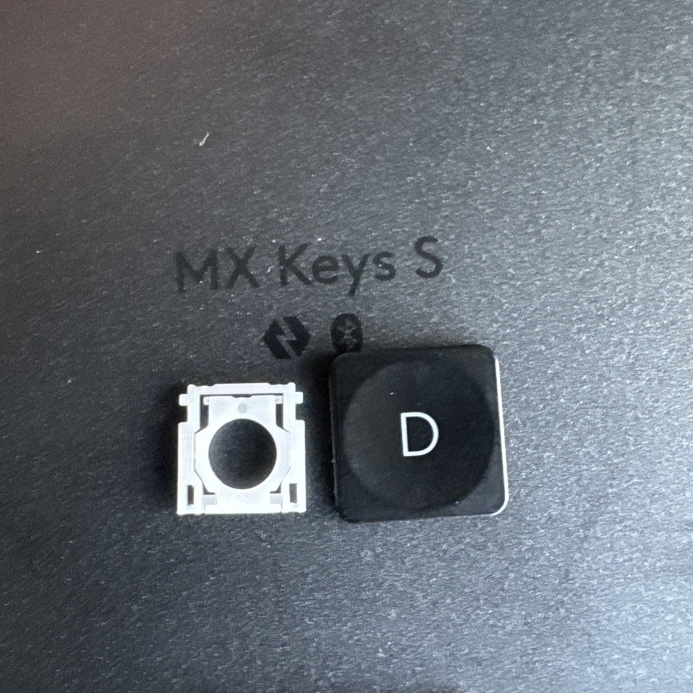 Logitech MX Keys S Keyboard ~ Replacement Key & Switch Part ~ Black