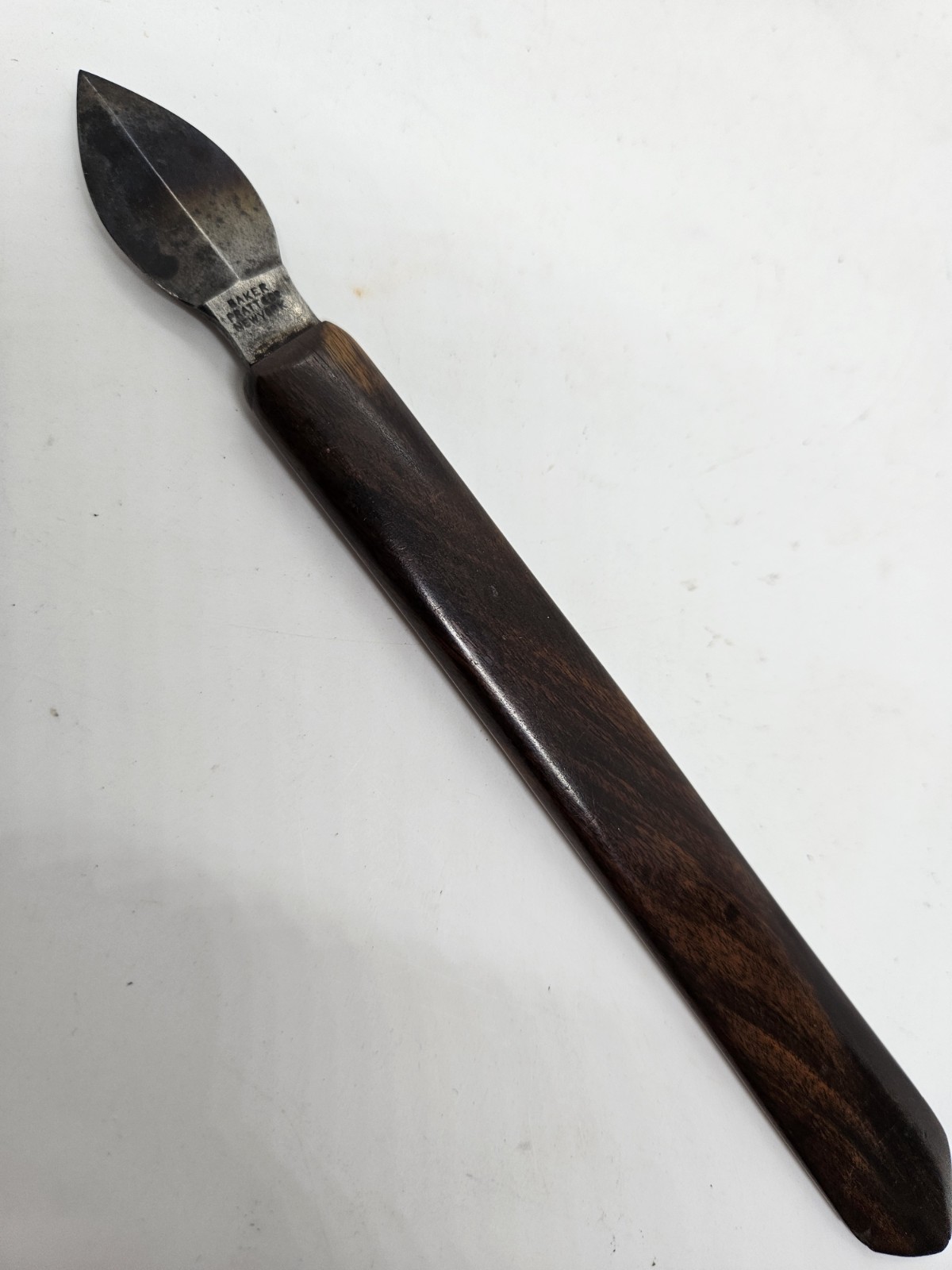 Antique 1800's Single Blade Barber's Bloodletting Quack Medical Scalpel Fleam