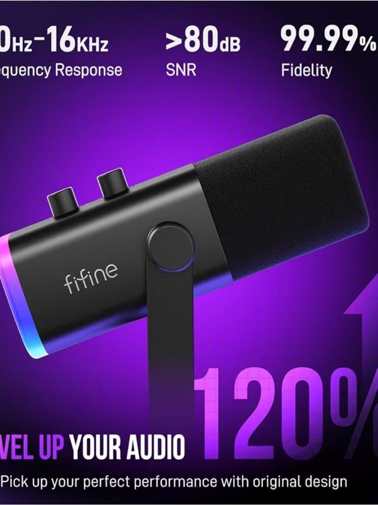 FIFINE XLR/USB Gaming Microphone Set
