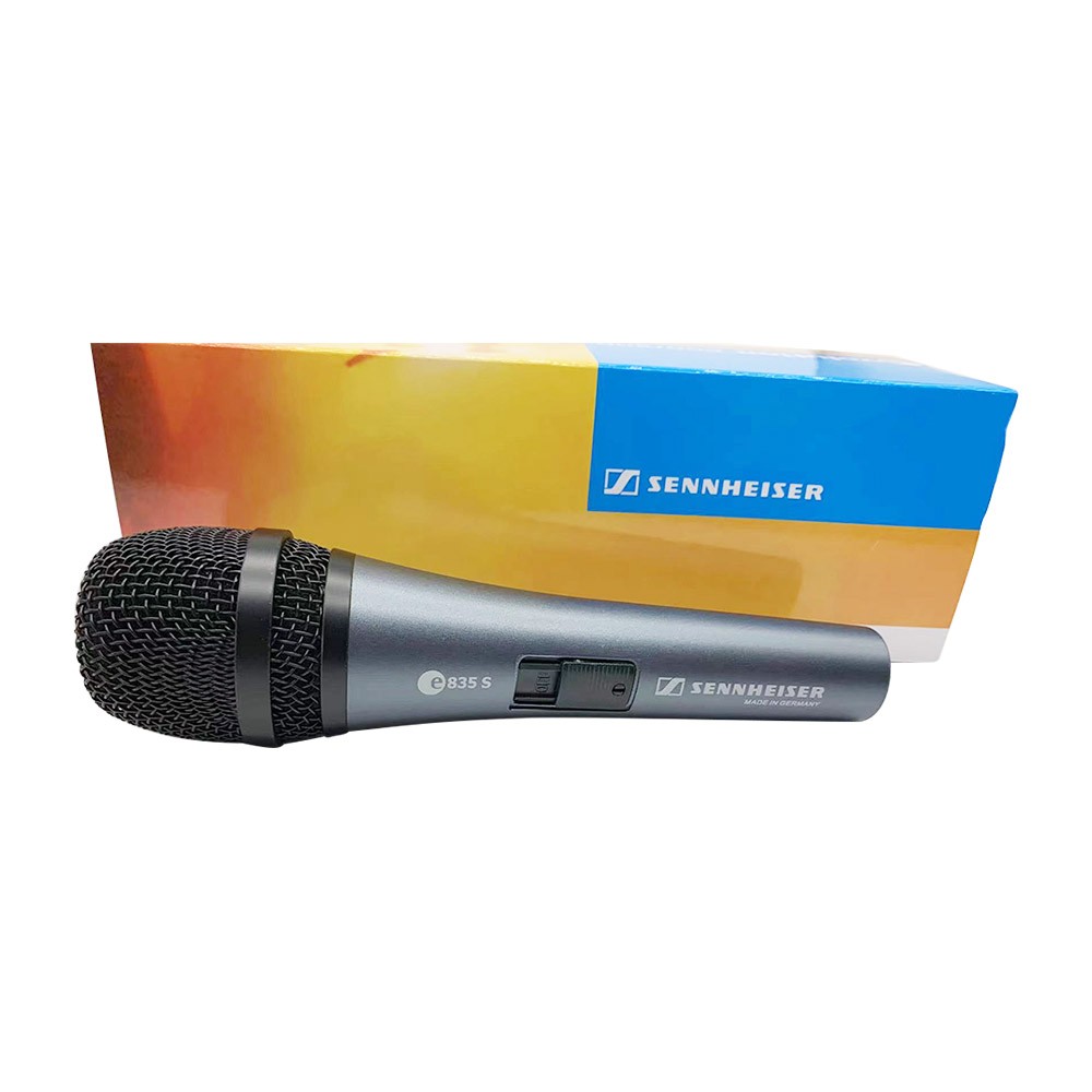 Sennheiser e835-S Dynamic Cardioid Vocal Microphone with On/Off Switch