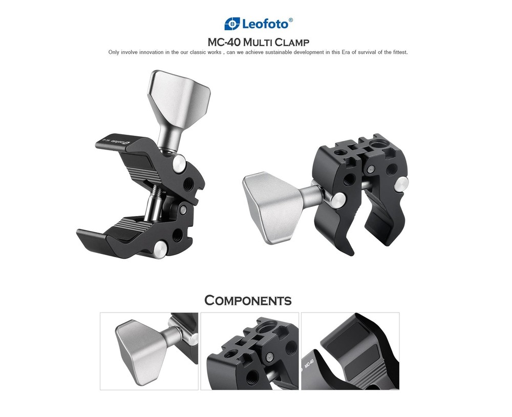 Leofoto MC-40 Multipurpose Clamp