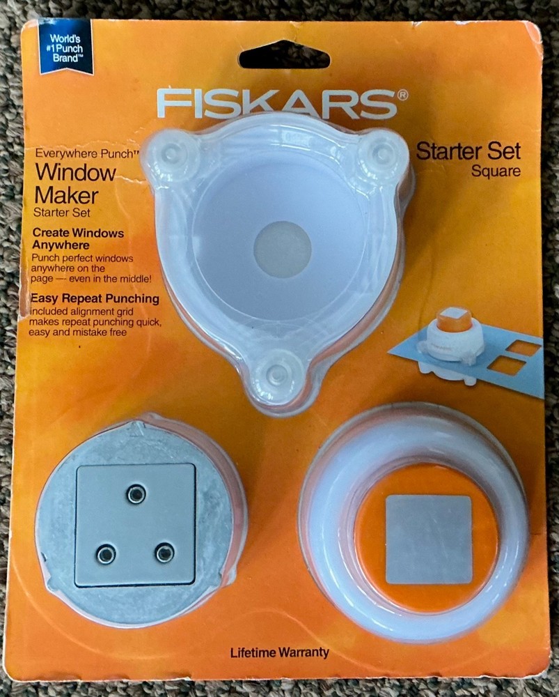 NEW Fiskars WINDOW MAKER Paper Punch NIP