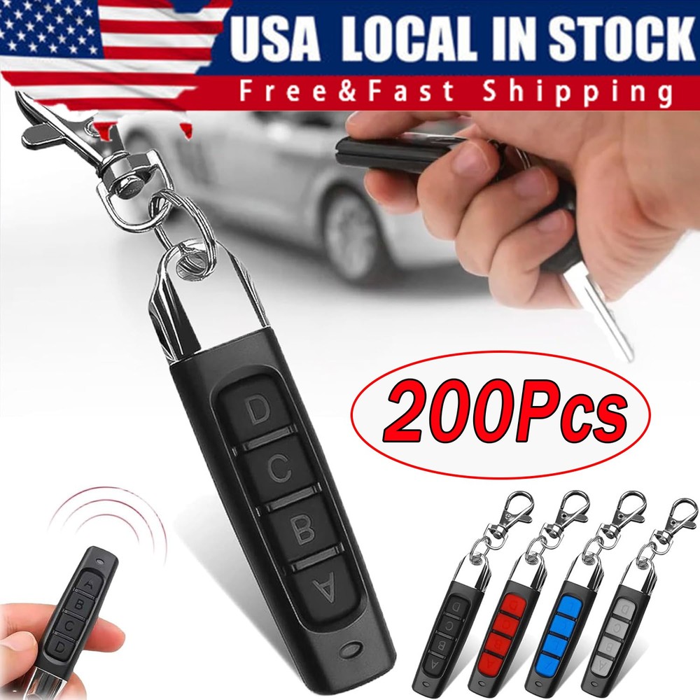 4-in 1 Wireless Remote Control Duplicator 433MHz Remote Control Key Clone Copy