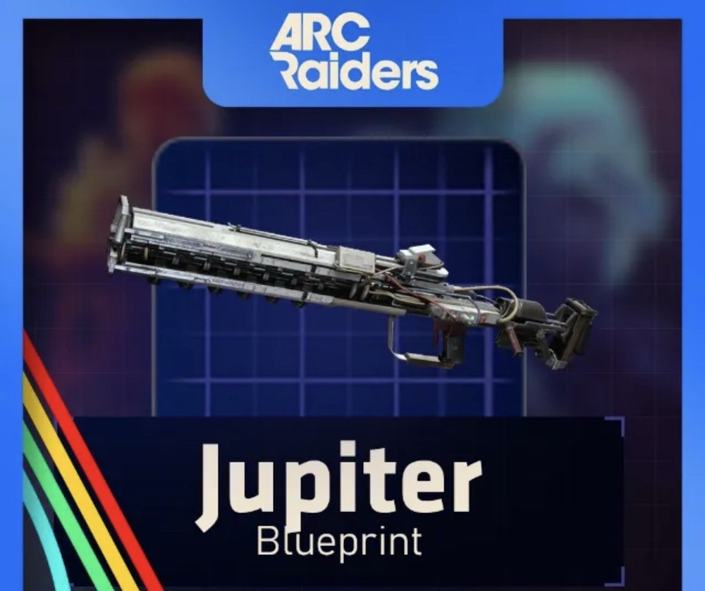 ARC Raiders Jupiter Blueprint Fires Projectiles Damages Multiple In-Game Item