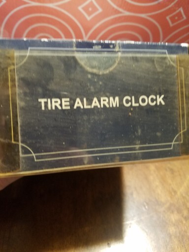Tire Style Alarm Clock NOS