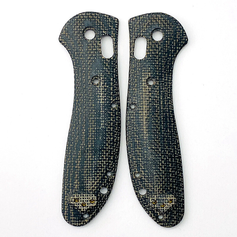 1Pair Custom Handle Patch Micarta Material Scales for Benchmade Griptilian 551