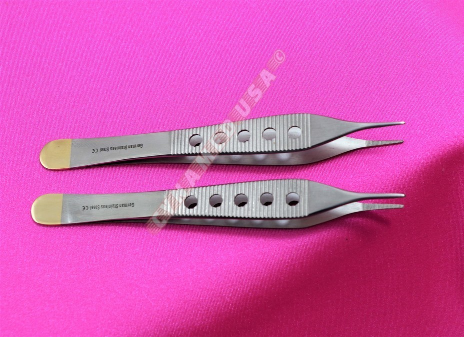 3 Adson Dressing Forceps Fine Tip 4.75''Plastic Surgery Instruments Finestrated