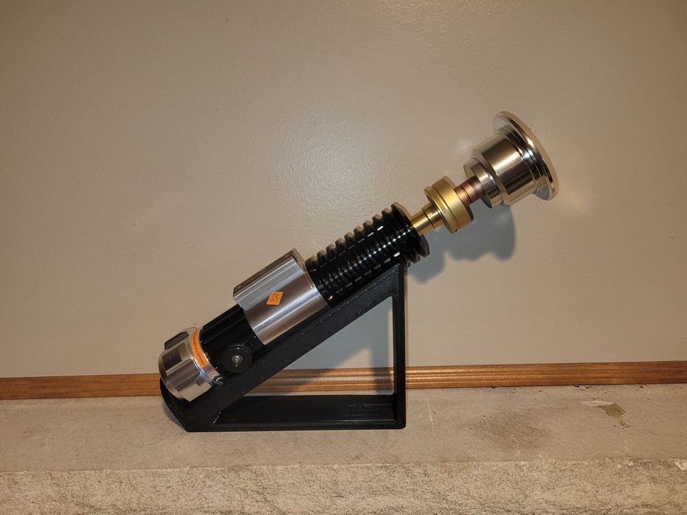 Tilted Lightsaber Hilt Display Stand\ Black