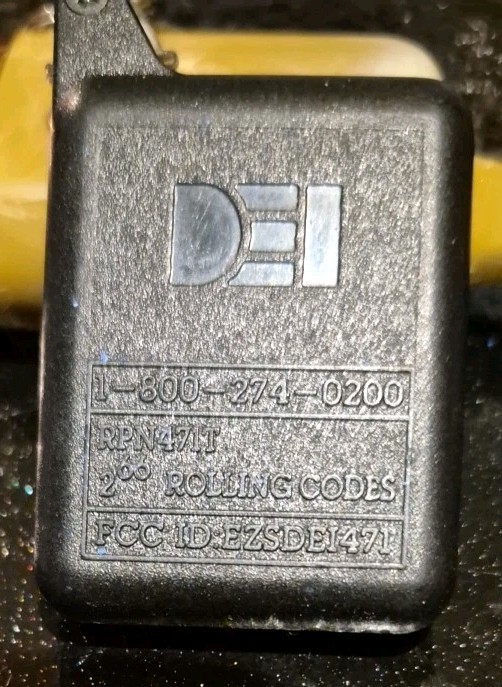 Python DEI RPN471T 2-Button Vehicle Security Transmitter