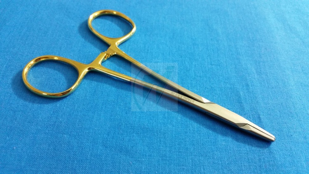 T/C Professional GRADE WEBSTER NEEDLE HOLDER DRIVER 5" SMOOTH PLAIN JAWS