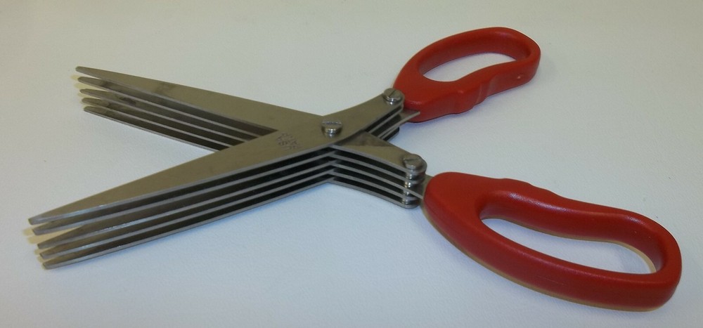 Kitchen Herb Shredding 5 Blade Scissors - Multipurpose Shears