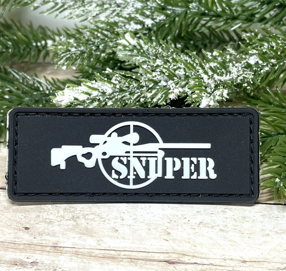 Sniper PVC Patch - Assault Sniper Rifle Scope Tactical Morale Patch - Gun Patch