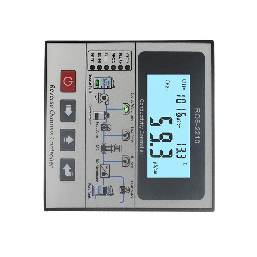 RO Reverse Osmosis System TDS Conductivity Controller Control Panel Online