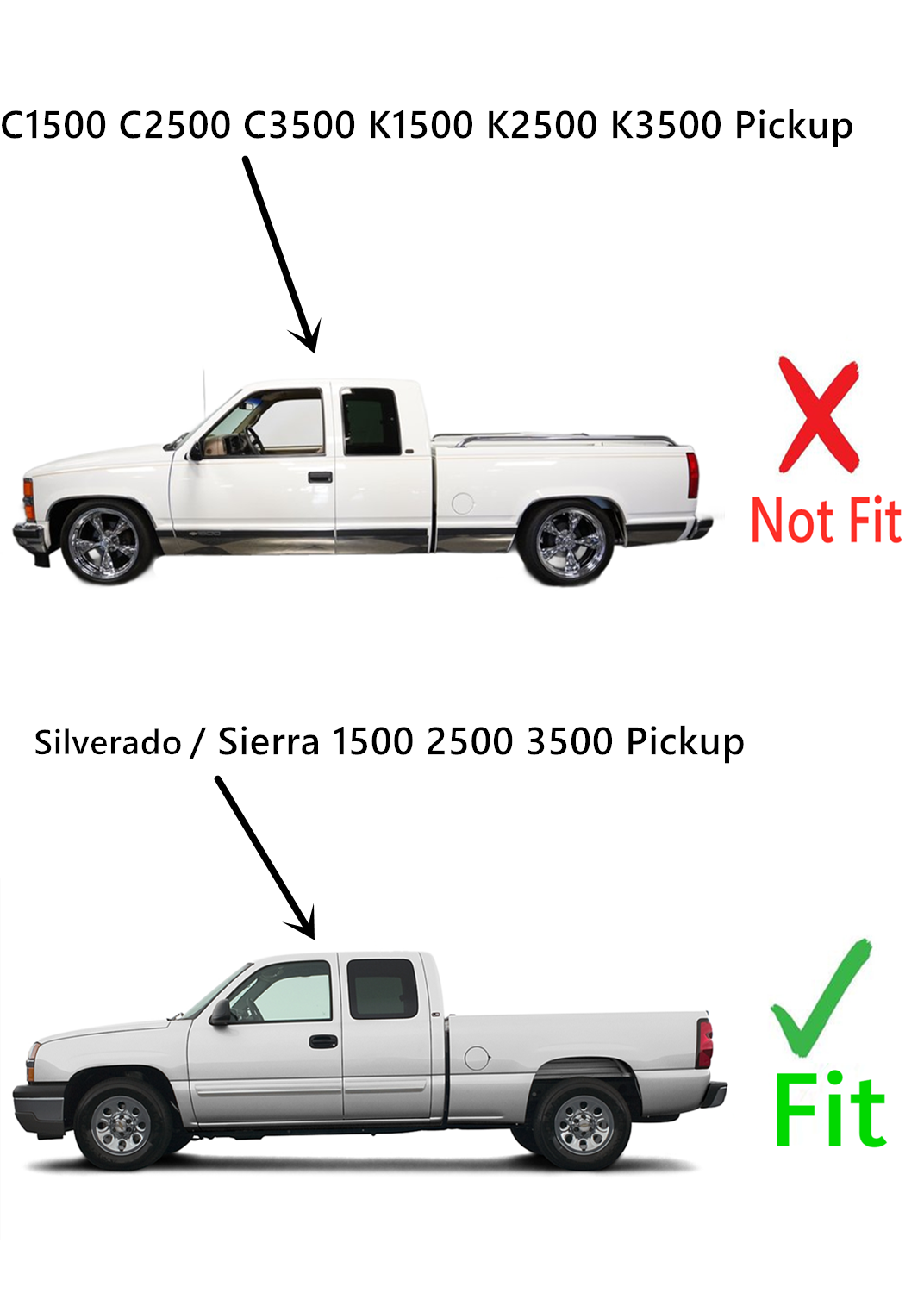 Fit 99-06 Chevy Silverado Extended Cab Driver Left Side Quarter Window Glass