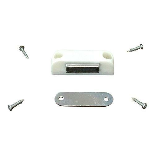 SUPER STRONG, HIGH MAGNETIC CATCH (2 PK) - WHITE