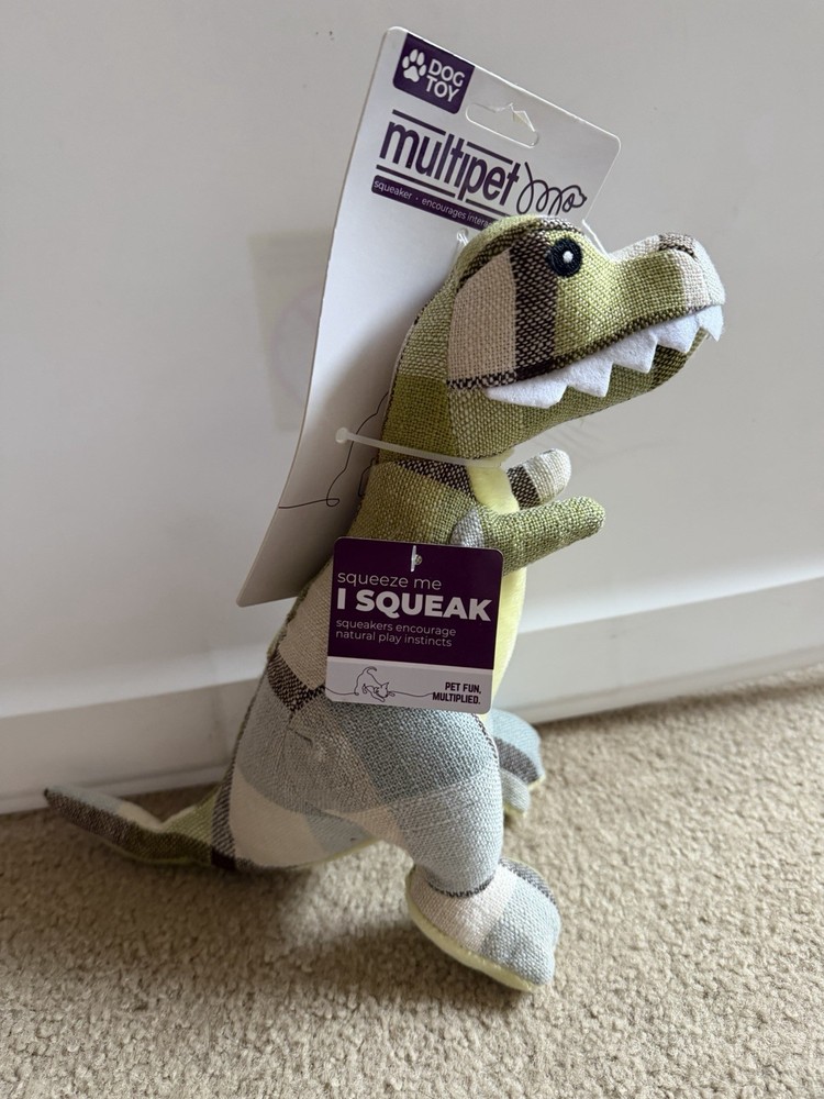 Multipet Pladidosaurus Dog Toy