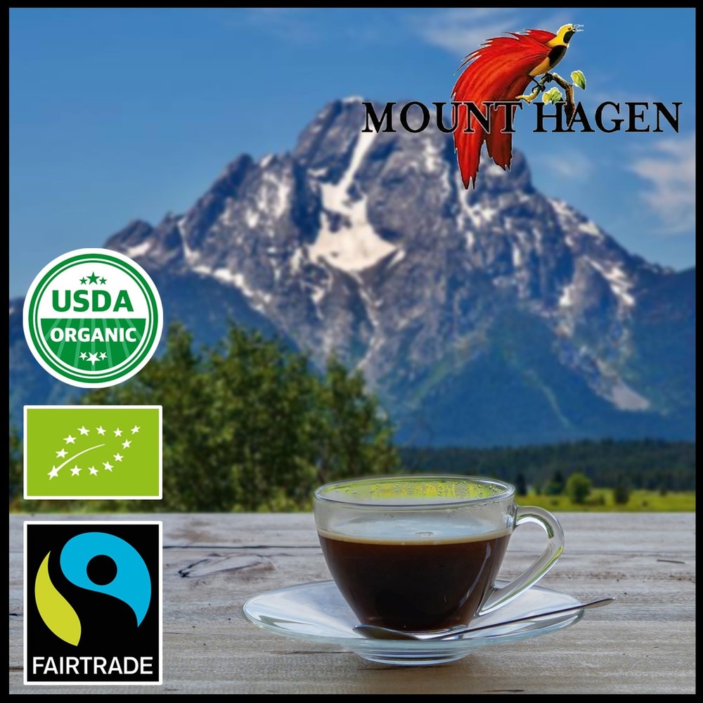 Mount Hagen 25 Count Single Serve Instant Decaf Coffee Packets - 4 Pack |